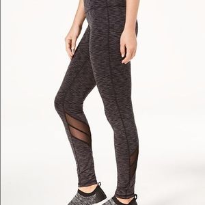 NWT ideology work out pants with mesh accent
